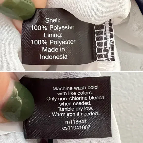 NWT Lane Bryant Cascade Striped Maxi Dress Chiffon Multicolor Cross Back Size 24 - Picture 13 of 14